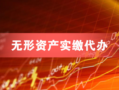 井冈山无形资产实缴资本代办